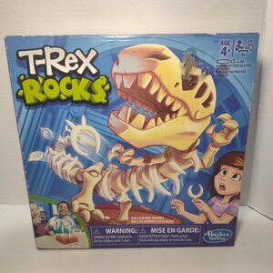 Hasbro T-Rex Rocks Electronic Shaking Tyrannosaurus Rex Dinosaur Game NIB Sealed